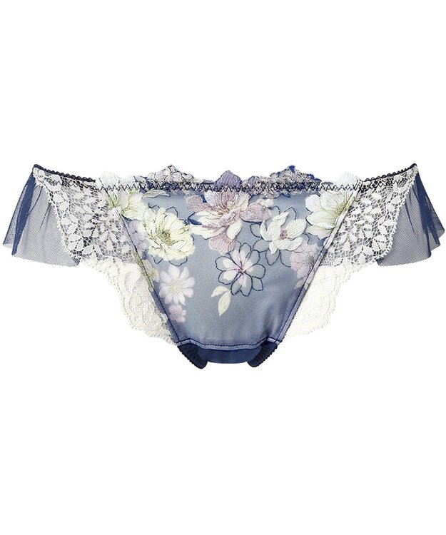 WACOAL Ｔバック ショーツ 【リボンブラ 脇すっきり】 BXB443とペア はきこみ丈あさめ ソング レディース PXB443 /ワコール コン