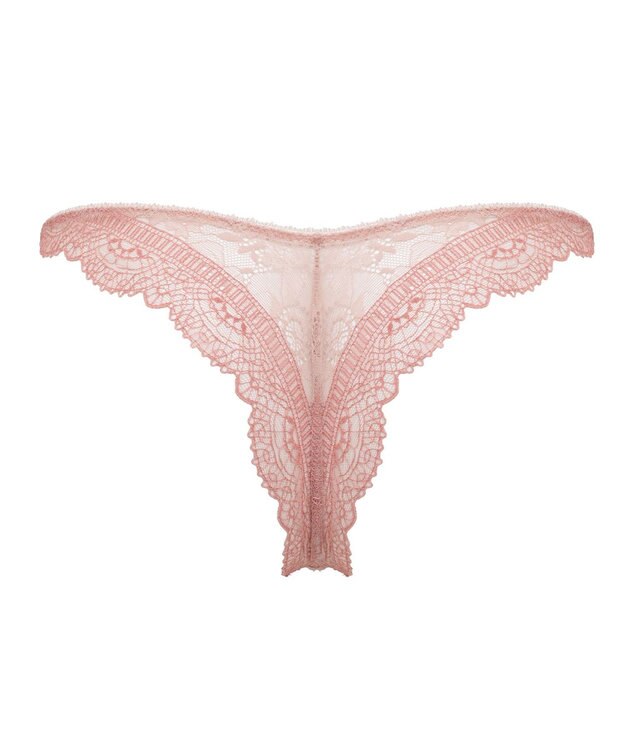 BRADELIS New York 【BRADELIS New York】ベルスタイルタンガ25A1 華やかなレースデザインタンガ テラコッタ