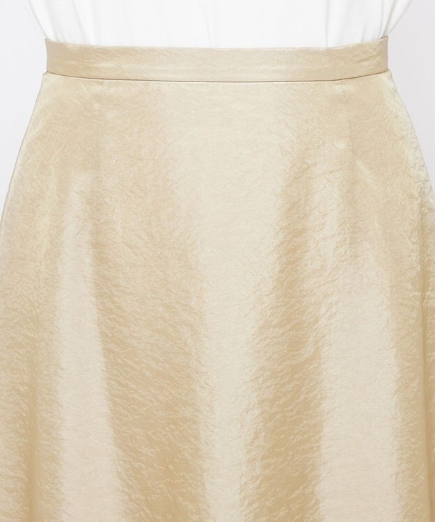 uncrave 【手洗い可】リンクルオーガンジー フレアスカート（uncrave STANDARD） ベージュ