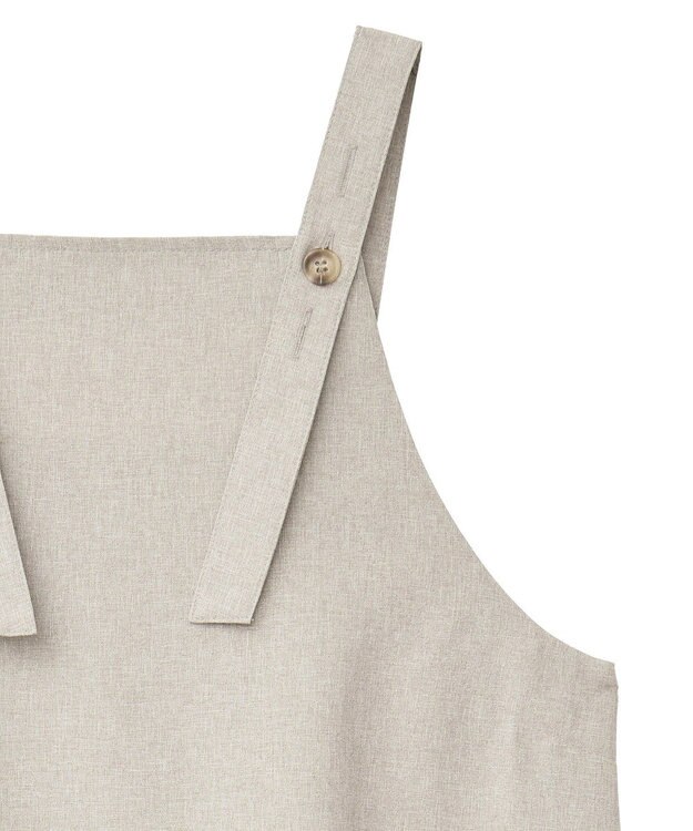 CRAFT STANDARD BOUTIQUE リネンライクフレアジャンパースカート Beige