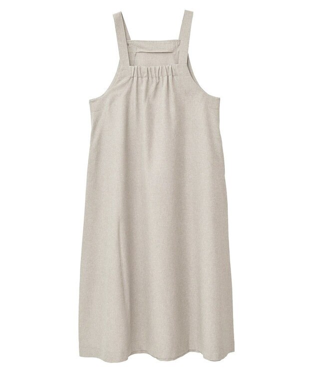 CRAFT STANDARD BOUTIQUE リネンライクフレアジャンパースカート Beige