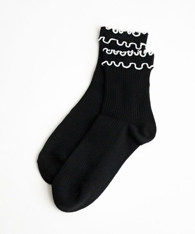 WEGO ダブルメローソックス ブラック