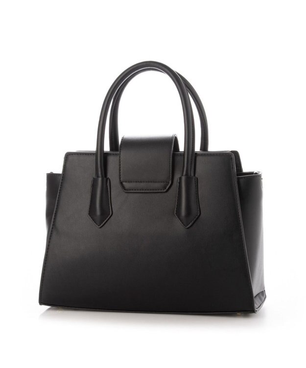 LA BAGAGERIE 【MONICA】ベルテッド2WAYハンドバッグ ブラック