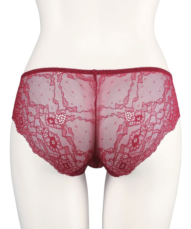 San-ai Resort（三愛水着楽園） エレガントコレクション【2411】バックレースショーツ 【northerly】 レッド