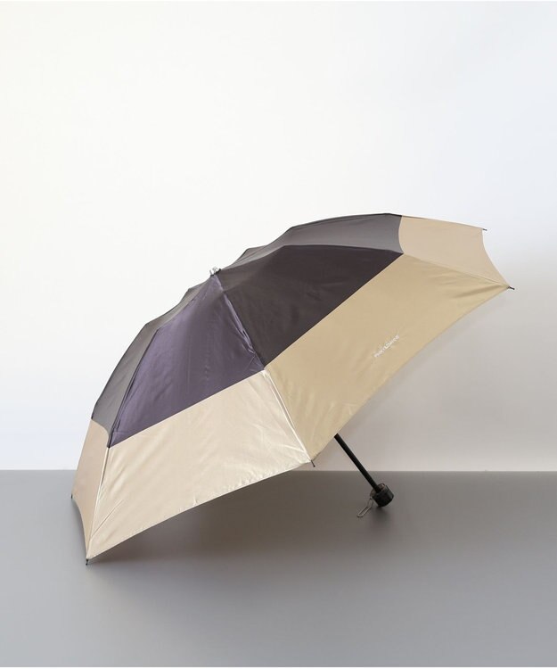 AURORA PINKY & DIANNE（ピンキー＆ダイアン） バイカラーミニ傘（折りたたみ傘） ブラック