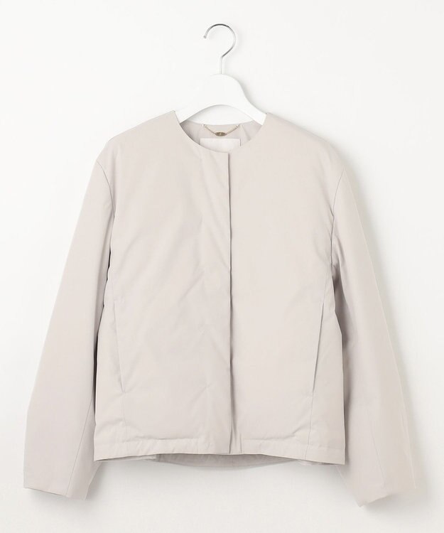 自由区 【撥水加工・洗える】ティペット付きスプリング ダウン ベージュ