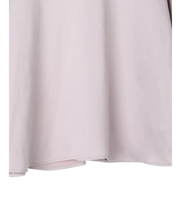 earth music&ecology チュール袖スタンドカラートップス Pink