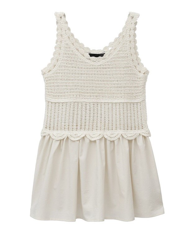 Green Parks ・ＳＵＧＡＲ　ＳＰＯＯＮ　クロシェキリカエチュニック Ivory