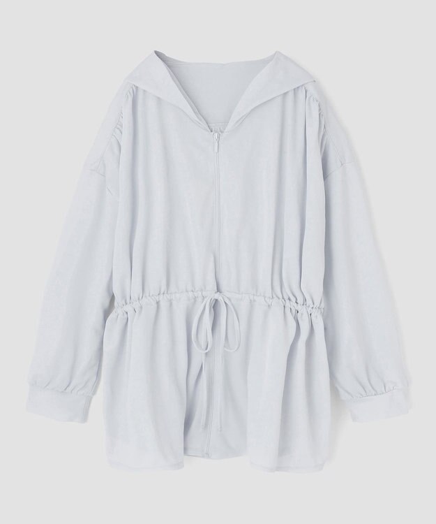 San-ai Resort（三愛水着楽園） 【SALE】シャツ風パーカーM・L【Big Apple's（ビッグアップルズ）】 ブルー
