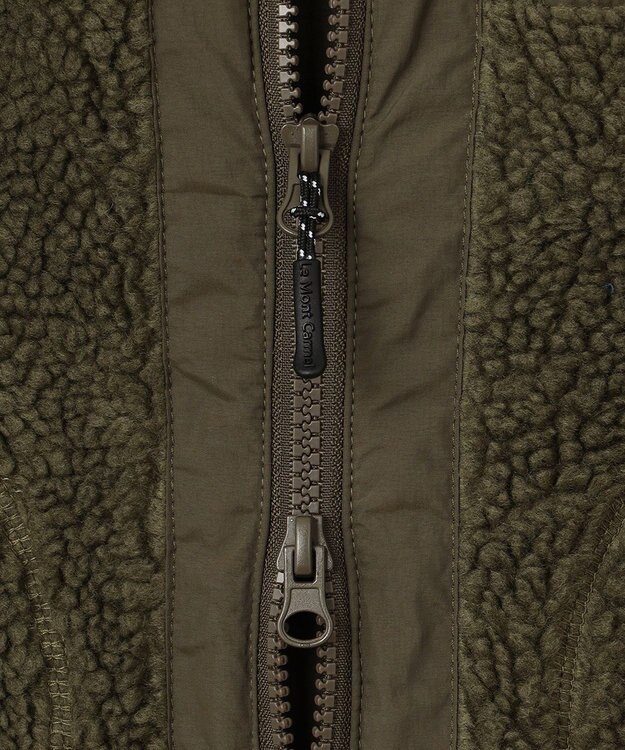 SHARE PARK LADIES 【LADIES】ボアフリースロングカーディガン オリーブ