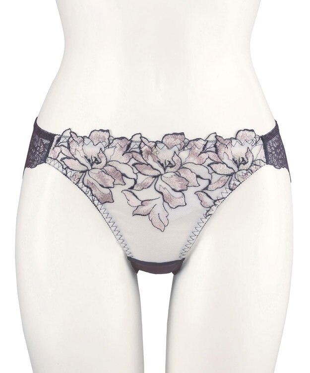 San-ai Resort（三愛水着楽園） エレガントコレクション【2411】バックレースショーツ 【northerly】 グレー