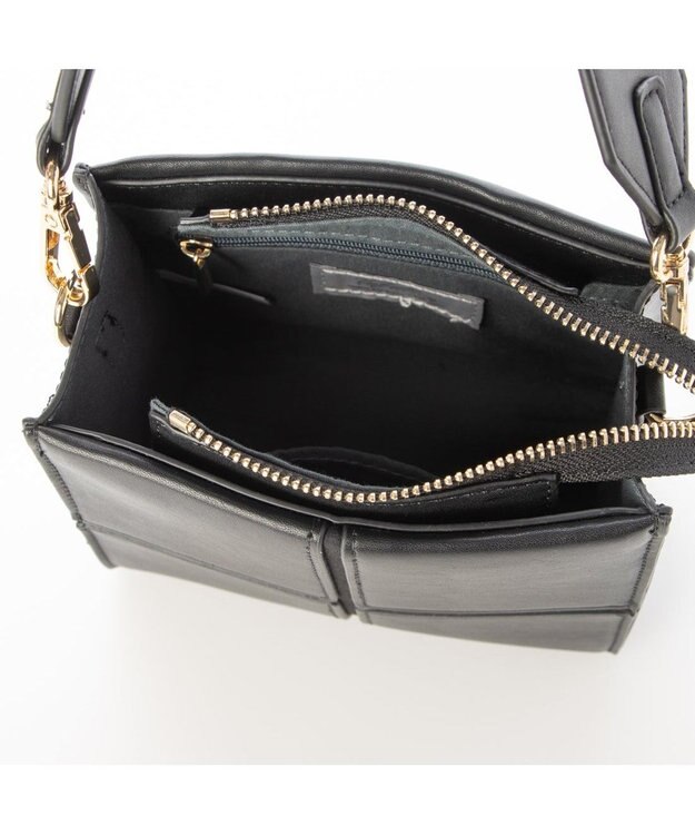 UNBILLION cachecache クロスハギ2wayミニショルダー ブラック