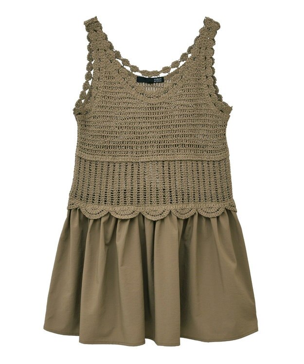 Green Parks ・ＳＵＧＡＲ　ＳＰＯＯＮ　クロシェキリカエチュニック Ivory