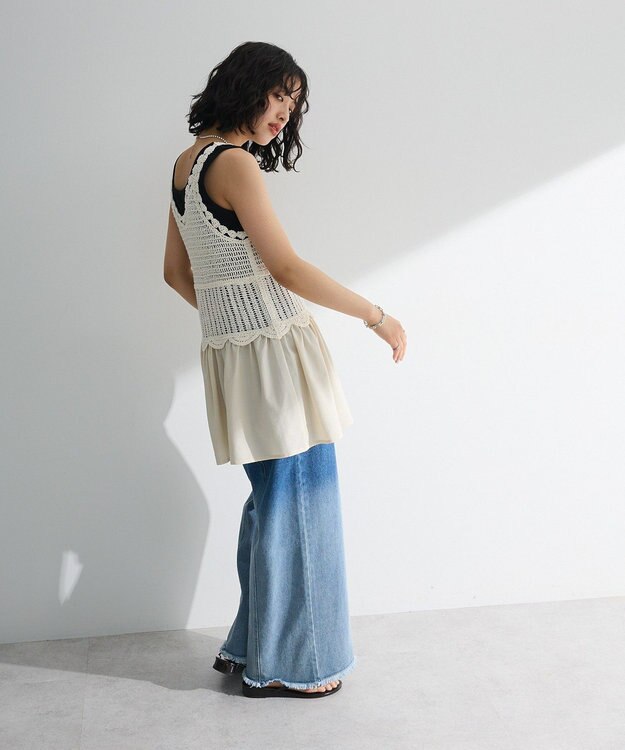 Green Parks ・ＳＵＧＡＲ　ＳＰＯＯＮ　クロシェキリカエチュニック Ivory