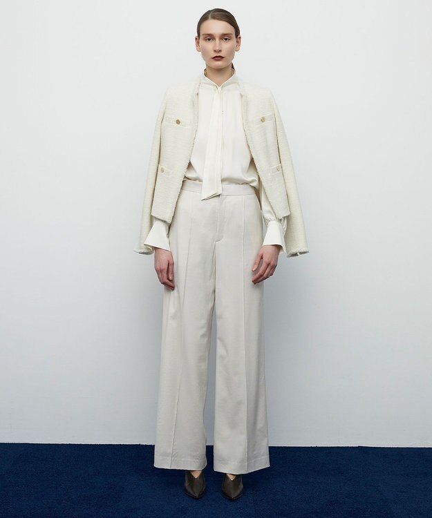 BEIGE， 【S-size】COLIGNY / ボウタイブラウス Ecru