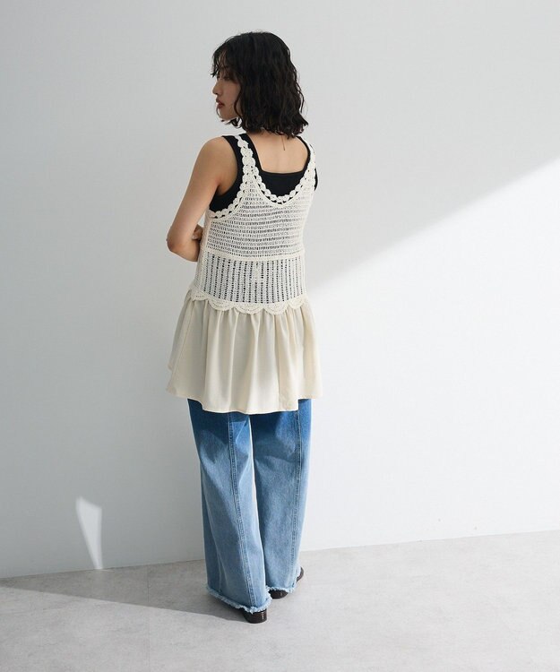 Green Parks ・ＳＵＧＡＲ　ＳＰＯＯＮ　クロシェキリカエチュニック Ivory