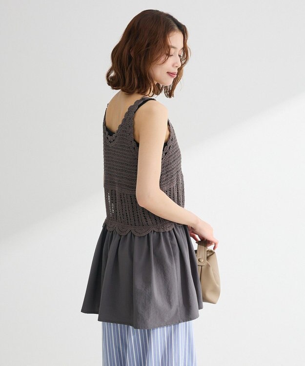 Green Parks ・ＳＵＧＡＲ　ＳＰＯＯＮ　クロシェキリカエチュニック Ivory