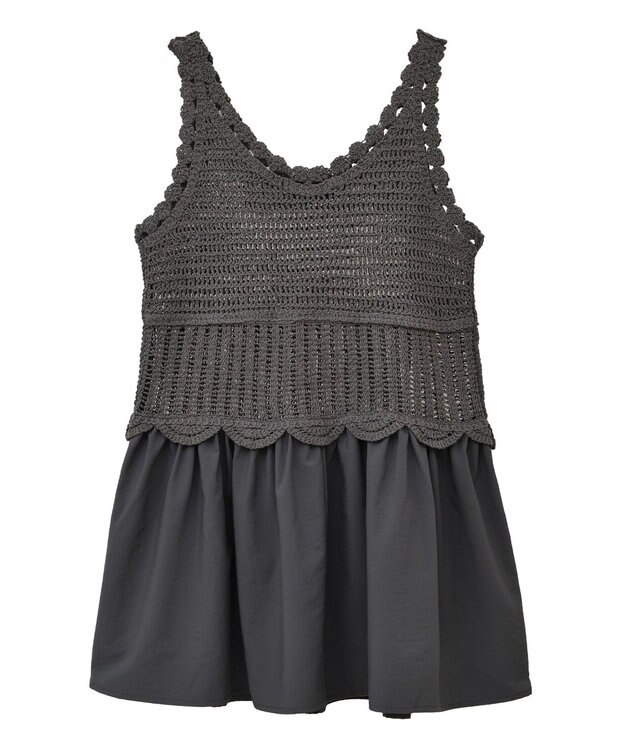 Green Parks ・ＳＵＧＡＲ　ＳＰＯＯＮ　クロシェキリカエチュニック Ivory