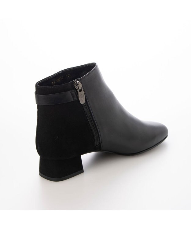 Riz raffinee <Riz raffinee>【3E】ベルト付きショートブーツ ブラック