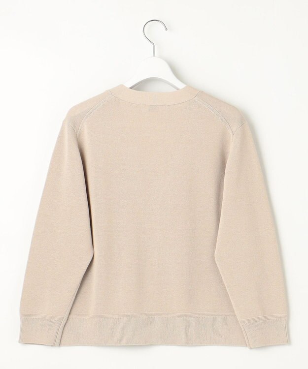 J.PRESS LADIES S 【洗える】リノナチュール Vネック カーディガン ベージュ系