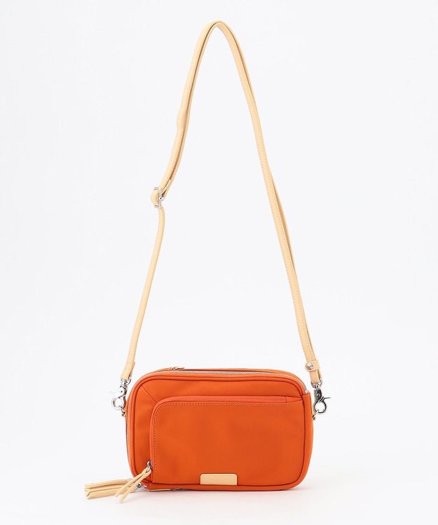 Y'SACCS 【大人のおしゃれ手帖11月号掲載】本上まなみ×Y'SACCS 　ウォレットポシェット オレンジ