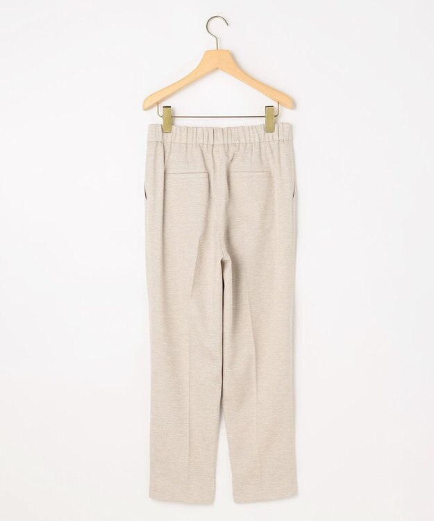 組曲 ライトリネンライクテーパード パンツ ベージュ系