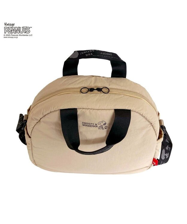 ROOTOTE 8454【スヌーピー】IP.ミディアム.パデット.ピーナッツ-0S 04：マットベージュ