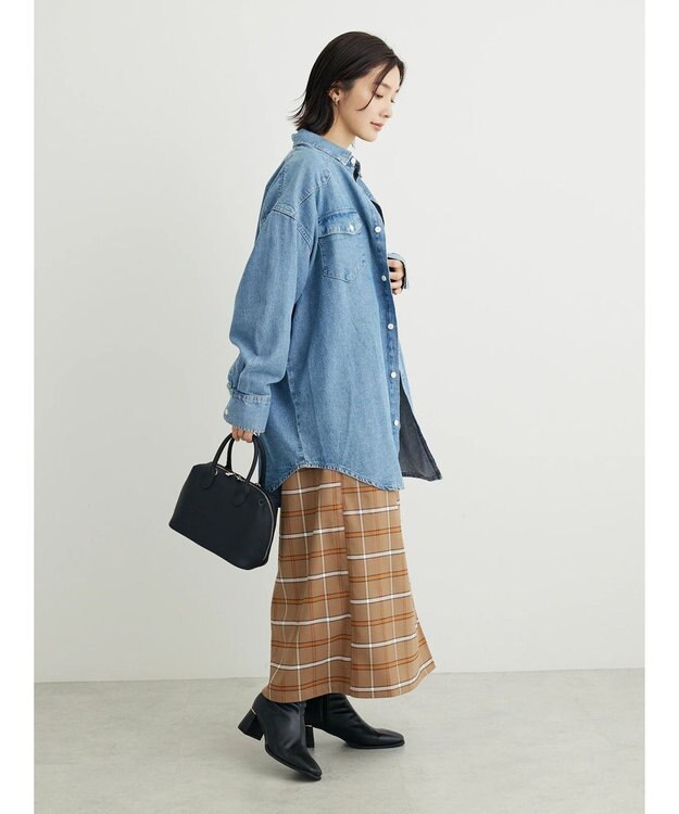 Green Parks ウエスタンＢｉｇデニムシャツ Indigo