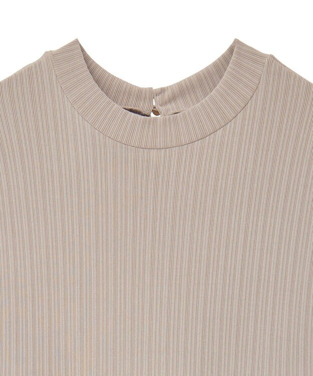 earth music&ecology フロントボタンドッキングワンピース Pink Beige