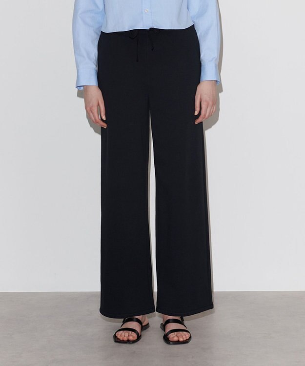 NAVE 【Nave　洗える】裏毛 パンツ ブラック系