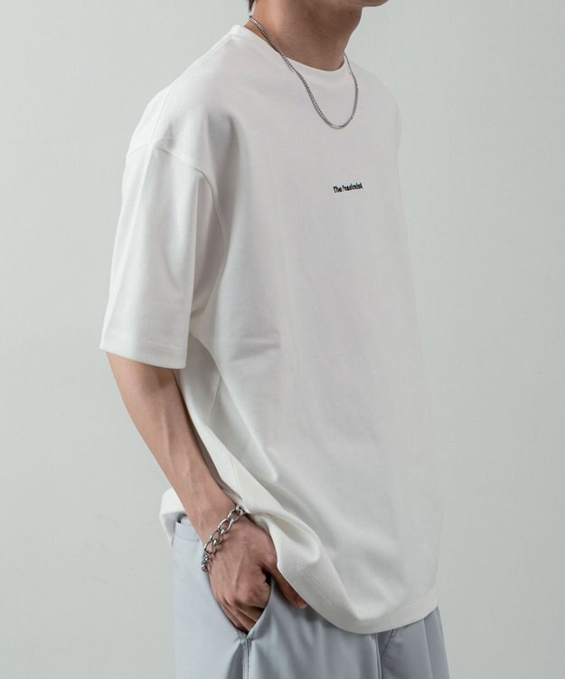 WEGO アクセ付きフォトグラフィックT（SS） ホワイト