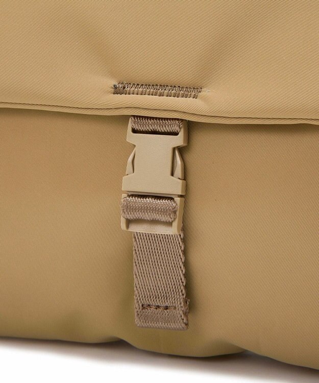 TOPKAPI 【Breath TOPKAPI】ナイロン ロゴテープ 2way ショルダー バッグ ベージュ