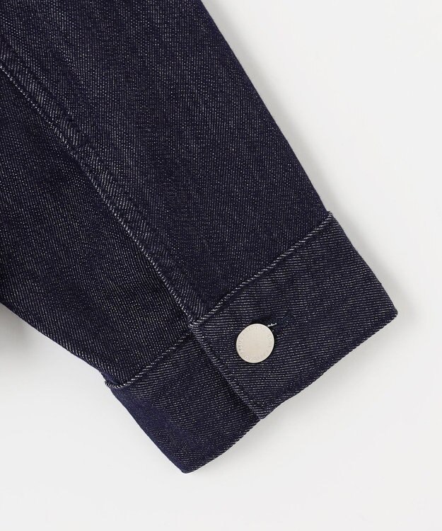 自由区 S 【洗える】ウスカルデニムベーシック ジャケット インディゴ