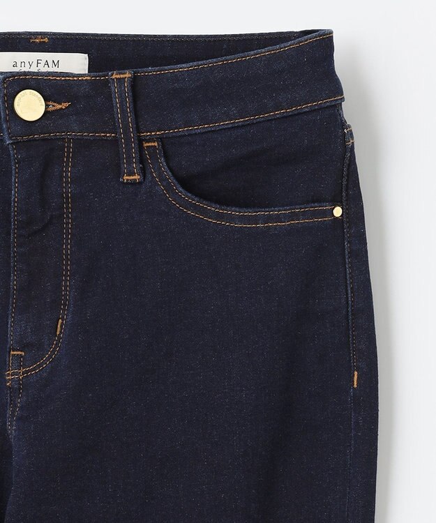 ANY 【美脚見え/お腹周りスッキリ/洗濯機可】スタイルアップスキニー インディゴ