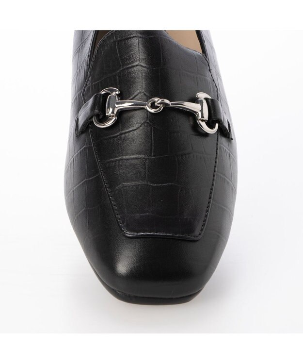 ing <ing>【WEB限定】モカシンビットローファー ブラックカタオシ