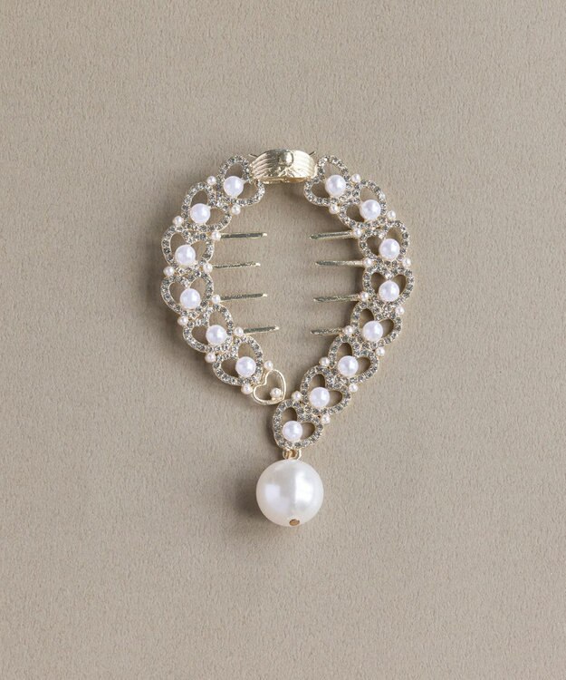 Phoebe ハートシニヨンカフ ホワイト