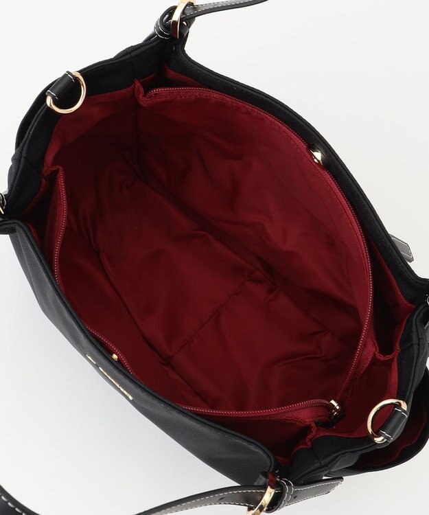 LA BAGAGERIE ポリエステルキャンバス　2WAYミニトート ブラック