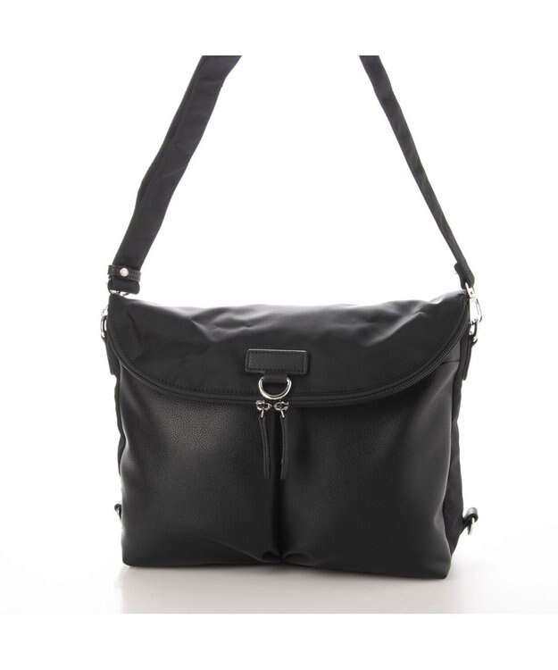 Y'SACCS ナイロン2WAYリュック ブラック