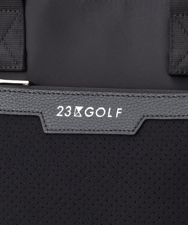 23区GOLF 【UNISEX】ツイルコンビ カートバッグ ブラック系