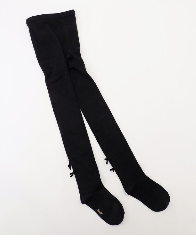 ANY KIDS リボン付き タイツ ブラック
