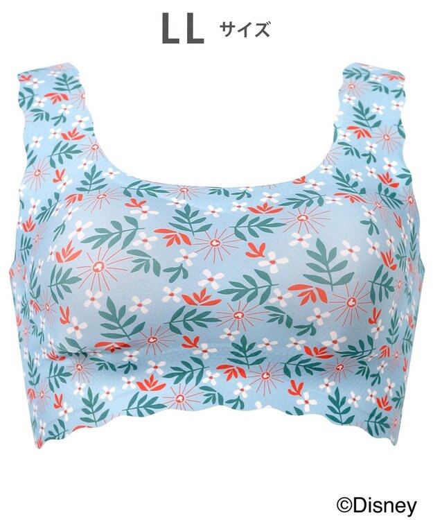 WACOAL ノンワイヤーブラ [GOCOCi][ワコール] Disneyコレクション 伸びのよい素材を使用 立体的なバストシルエット ゴコチ ハーフトップ ブラトップ レディース CGG537 /ワコール ラズベリー