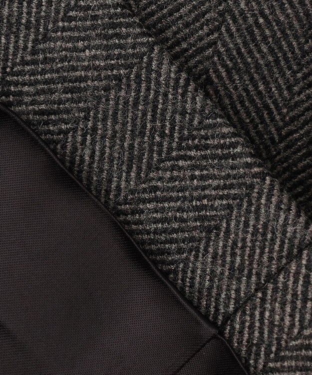 J.PRESS MEN 【ARTHUR HARRISON】 2080ヘリンボンフランネルチェスター コート オリーブ系8