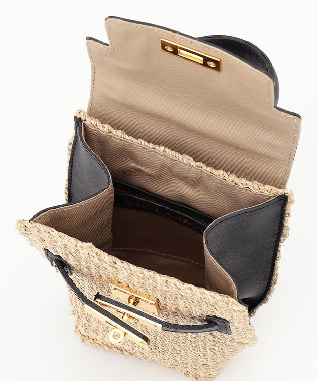 23区 【VIOLAｄORO】MIROミニ ショルダー ブラック系