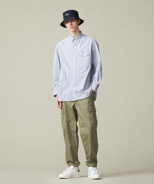 J.PRESS YORK STREET 【UNISEX】タイプライターシャツ/B.D. サックスブルー系