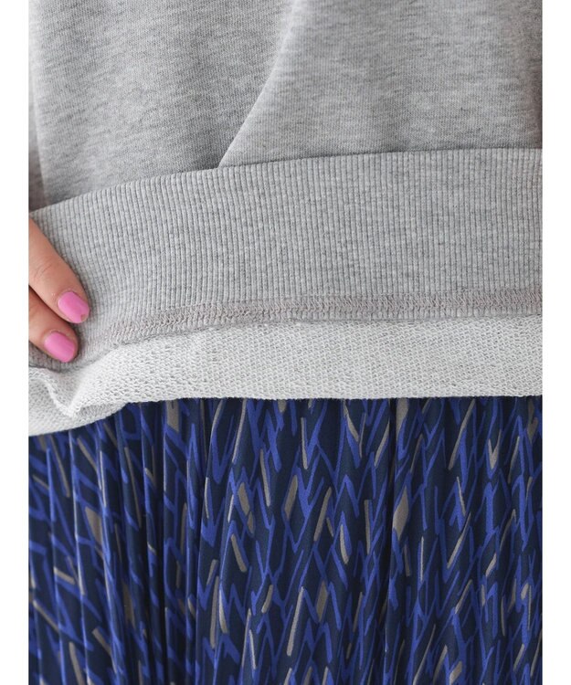 AMERICAN HOLIC ミニ裏毛ロゴスウェット2 Light Gray Mixture