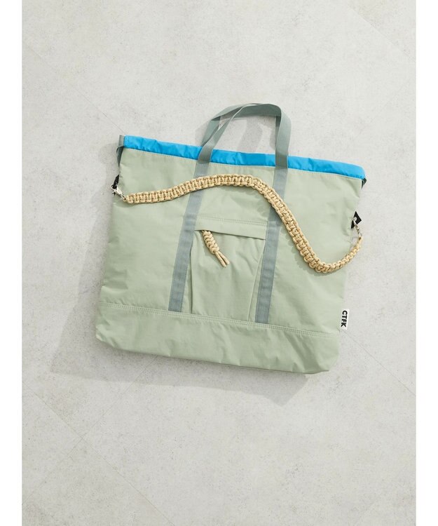 Green Parks ■ＣＯＮＴＲＯＬ　ＦＲＥＡＫ　ナイロン３ＷＡＹスクエアトート Olive