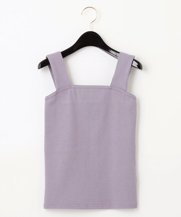 GRACE CONTINENTAL テレコノースリーブトップ ラベンダー