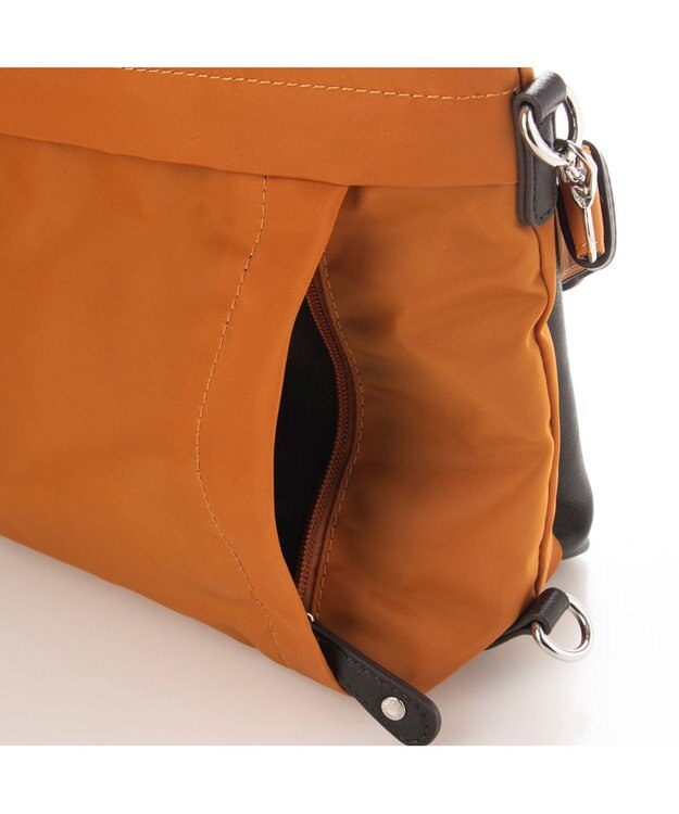 Y'SACCS ナイロン2WAYリュック レンガブラウン