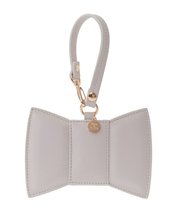 Maison de FLEUR リボンパスケース Grayish Pink