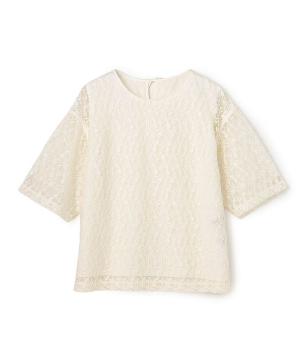 UNFILO シアー エンブロイダリー Tシャツ オフ